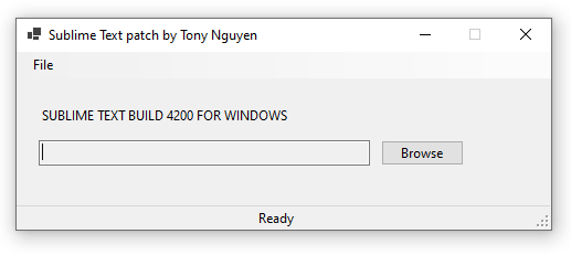 SublimeTextPatch Interface